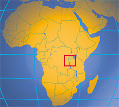 Burundi Small Map 
