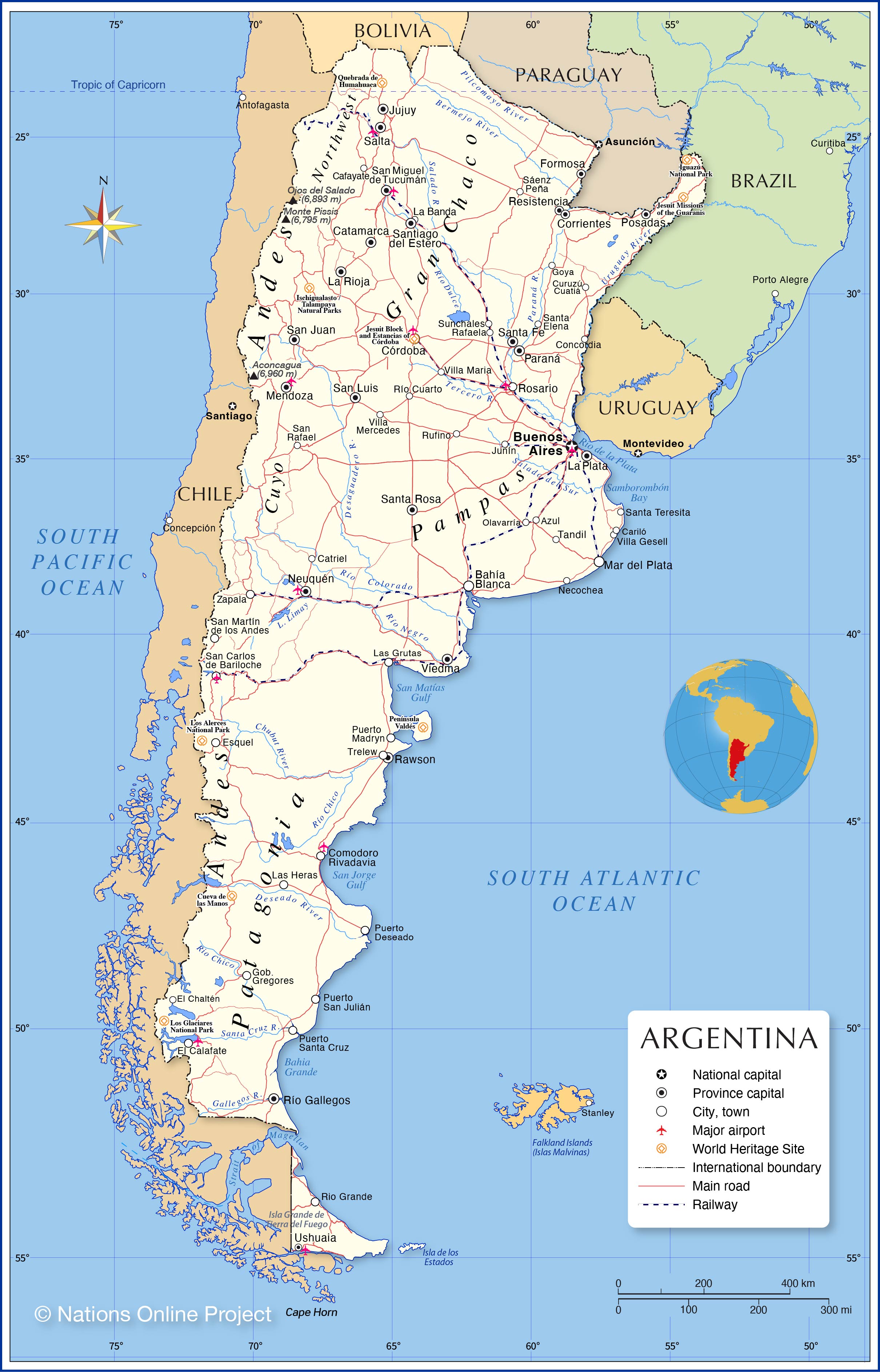 Argentina Map L 