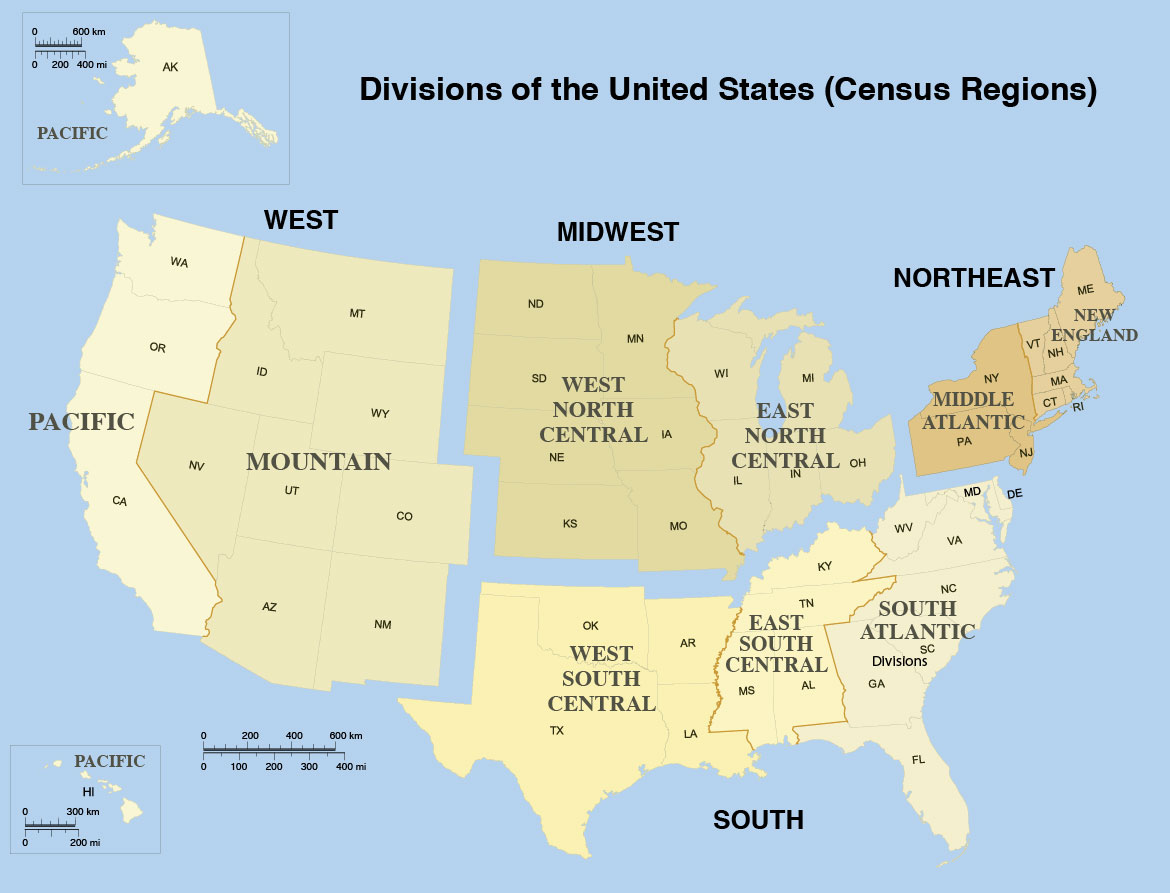 List Of US States By Area Nations Online Project