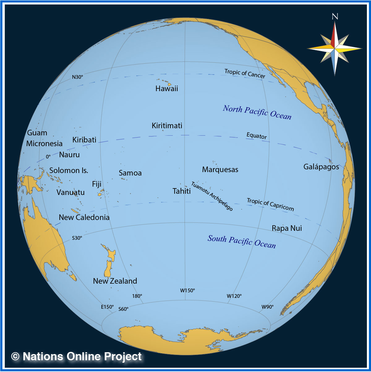 Countries By Continent Australia And Oceania Nations Online Project
