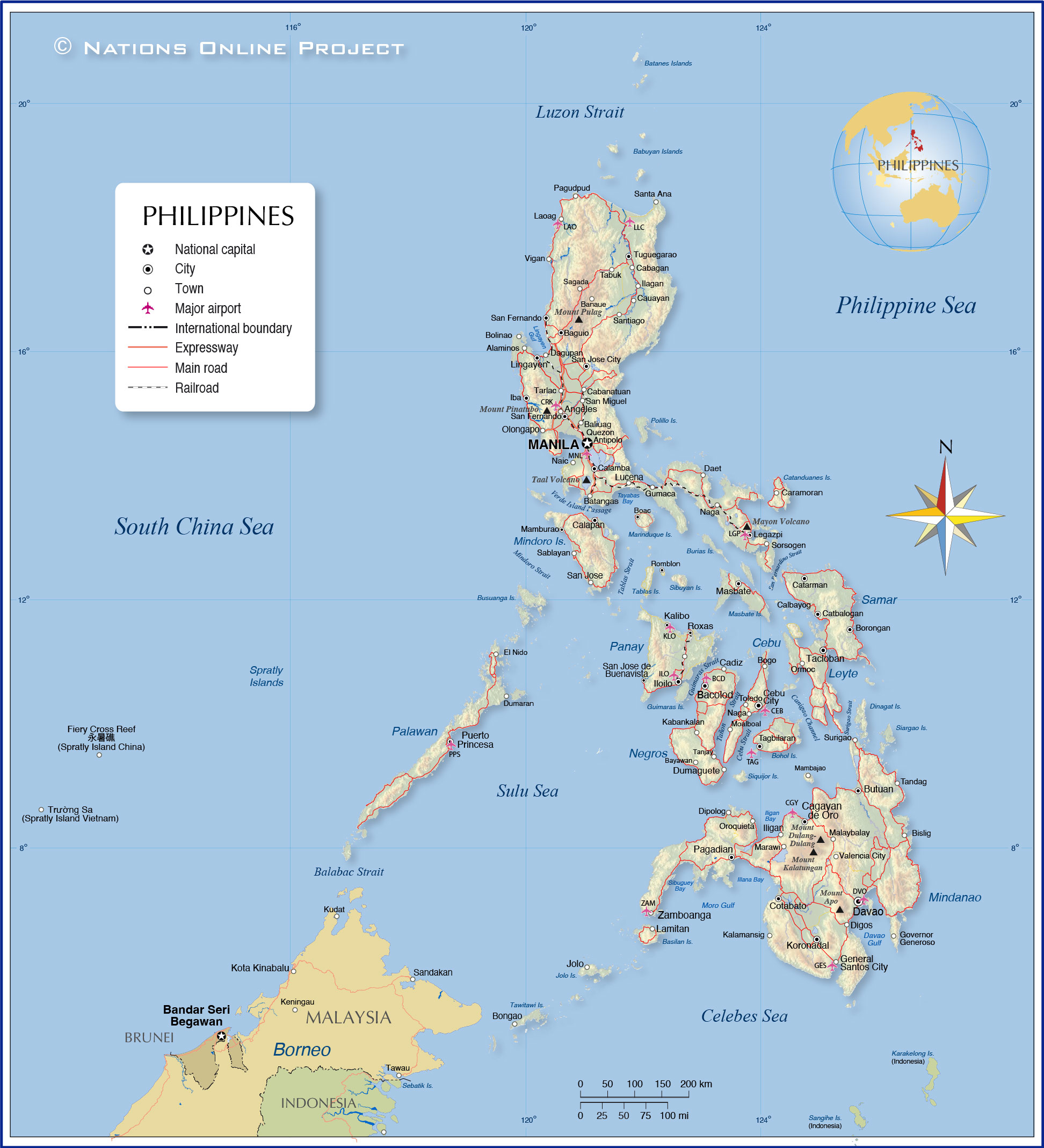 Philippines General Map 