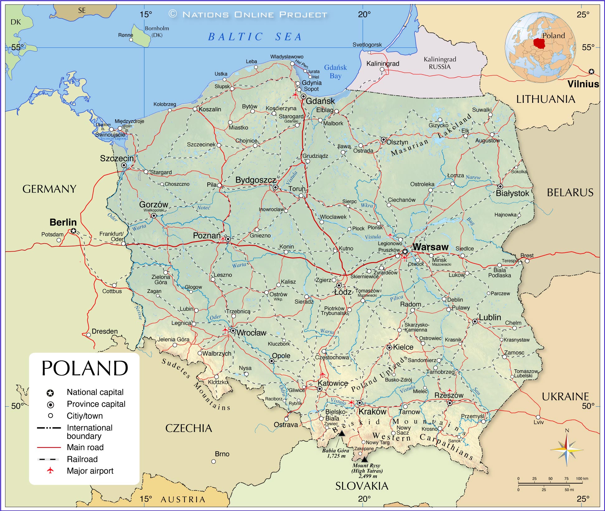 map to poland        <h3 class=