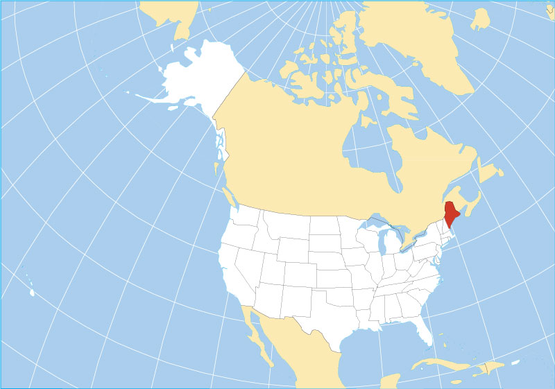 Map of the State of Maine, USA - Nations Online Project