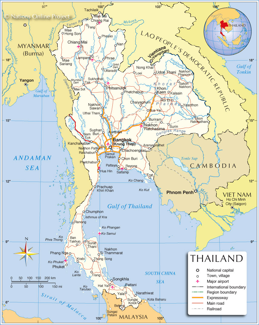 Bangkok, Location, History, Population, Map, & Facts
